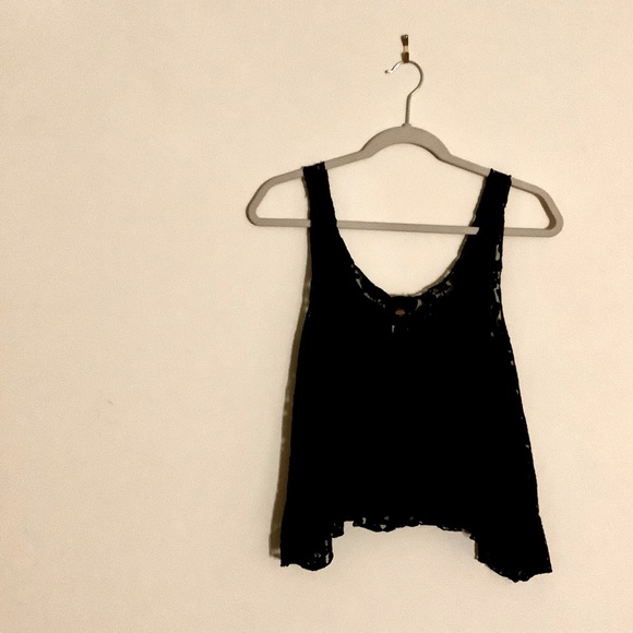 Lush Weave Sheer-body Top (print)
